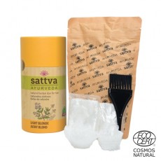Sattva Ayurveda: prirodna biljna boja za kosu - Svijetlo plava, 150g 